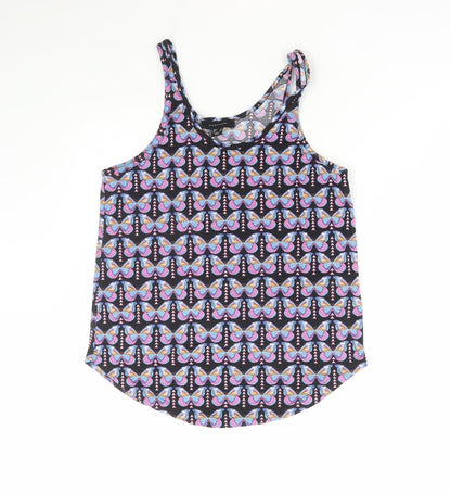 Womens UK Size 8 Atmosphere Multicoloured Basic Tank