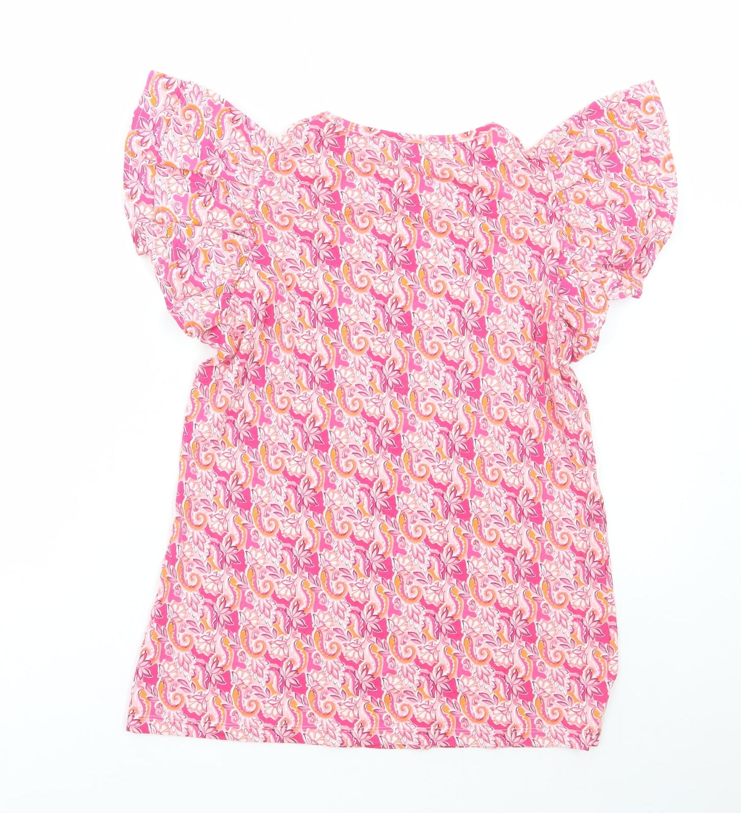 Womens UK Size M Savida Pink Basic T-Shirt