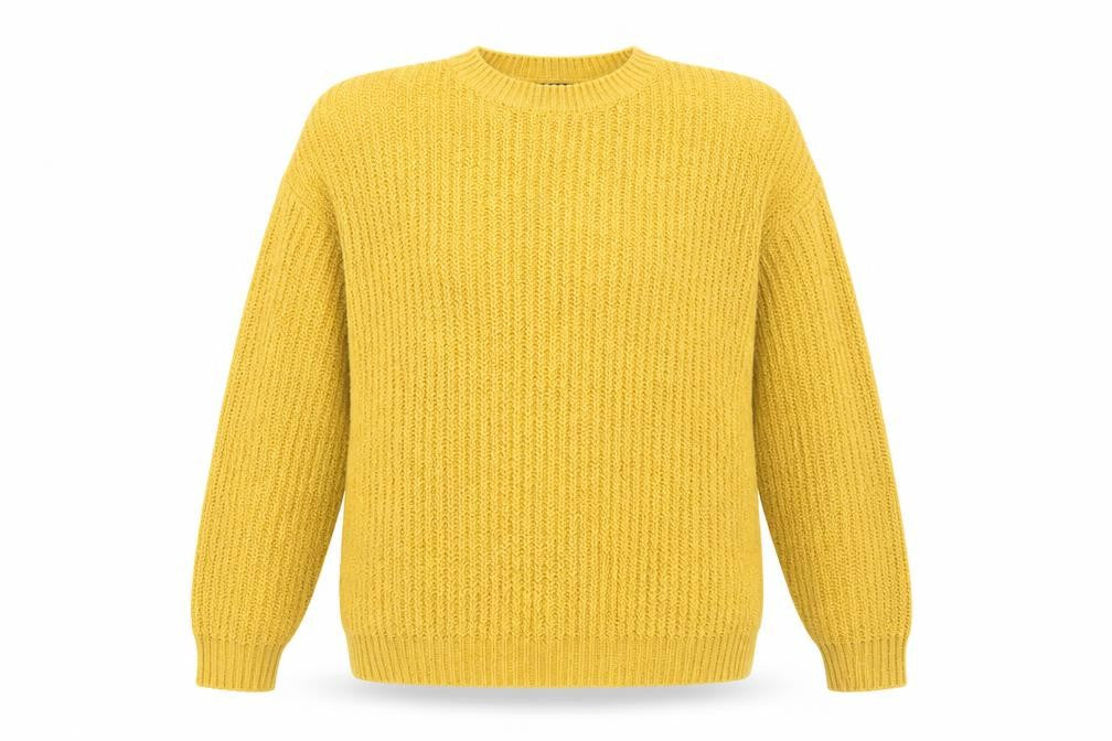 Womens UK Size M New Look Yellow Pullover Jumper
