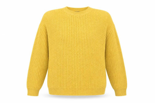 Womens UK Size M New Look Yellow Pullover Jumper