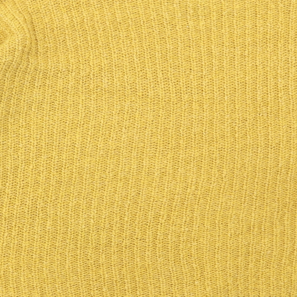Womens UK Size M New Look Yellow Pullover Jumper