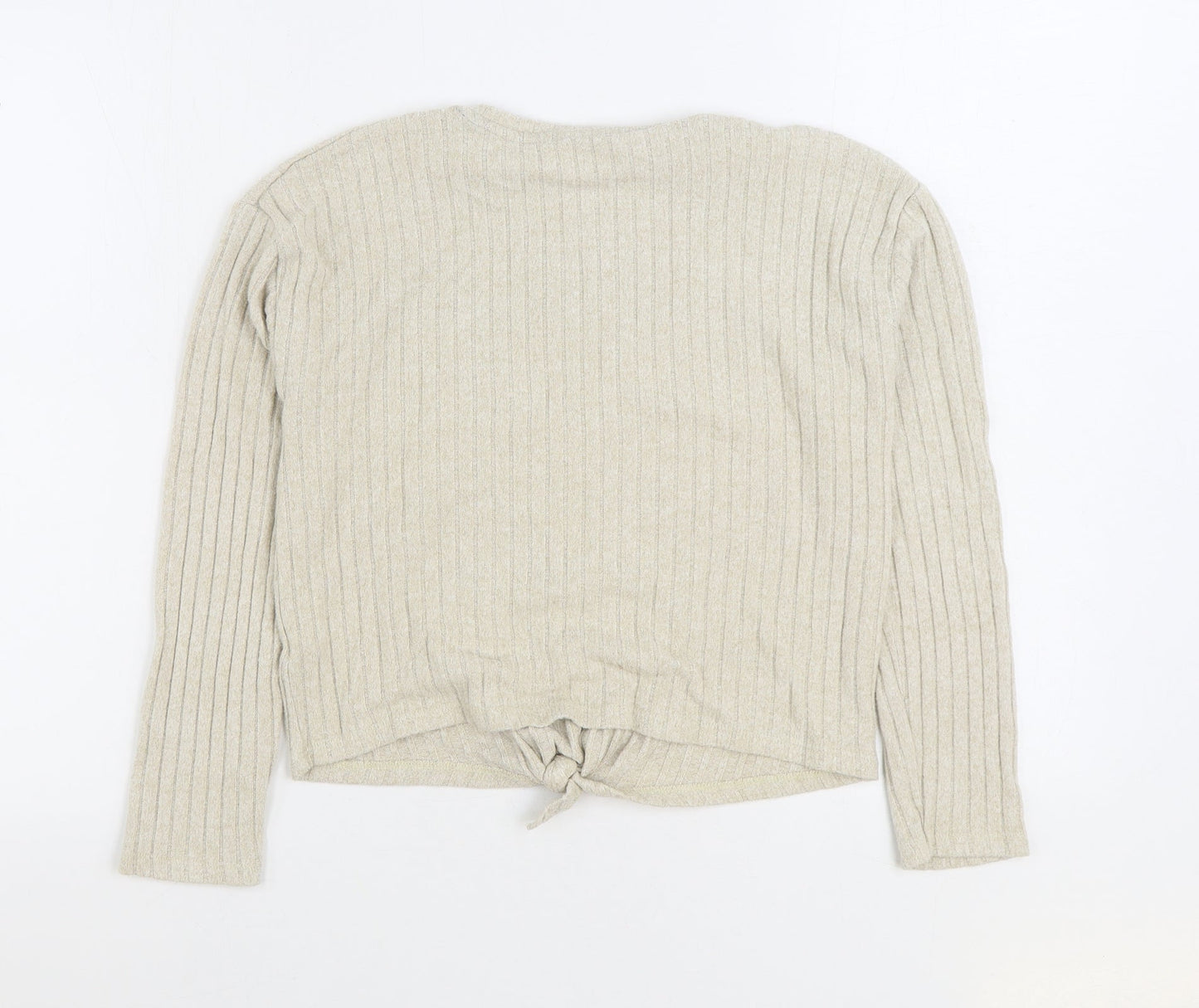 George Girls Beige Viscose Pullover Sweatshirt Size 11-12 Years Pullover - Pudsey Crew
