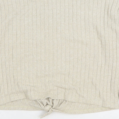 George Girls Beige Viscose Pullover Sweatshirt Size 11-12 Years Pullover - Pudsey Crew