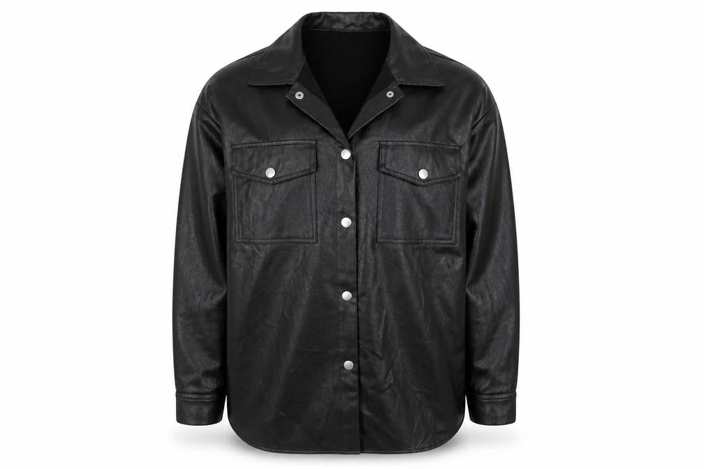 SHEIN Mens Black Jacket Size XS Button