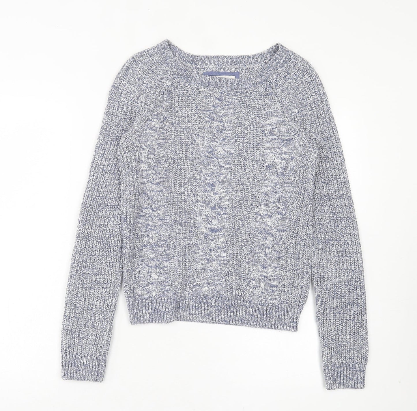 Womens UK Size XS H&M Blue Pullover Jumper