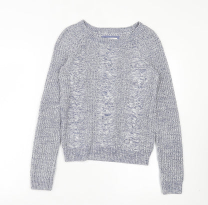 Womens UK Size XS H&M Blue Pullover Jumper