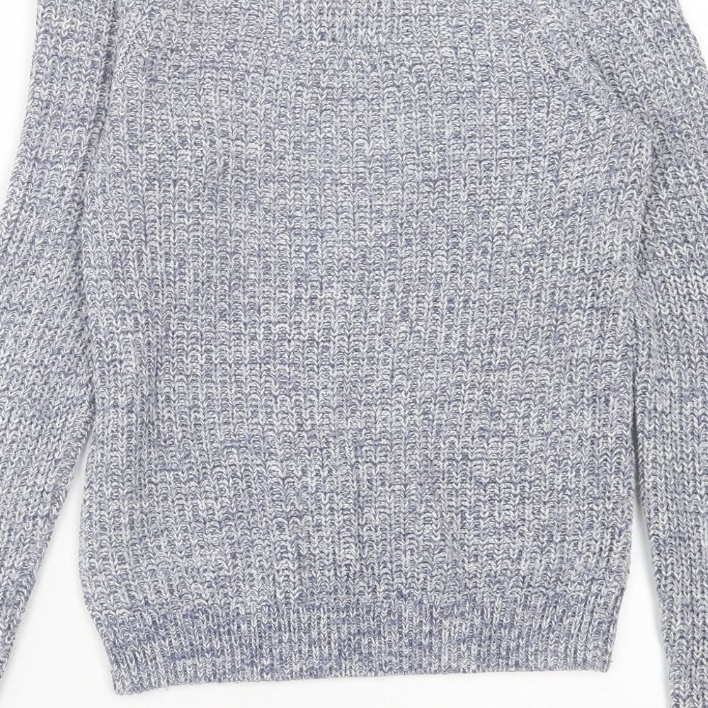 Womens UK Size XS H&M Blue Pullover Jumper