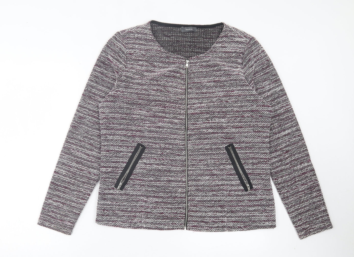 Womens UK Size L Yessica Purple Jacket