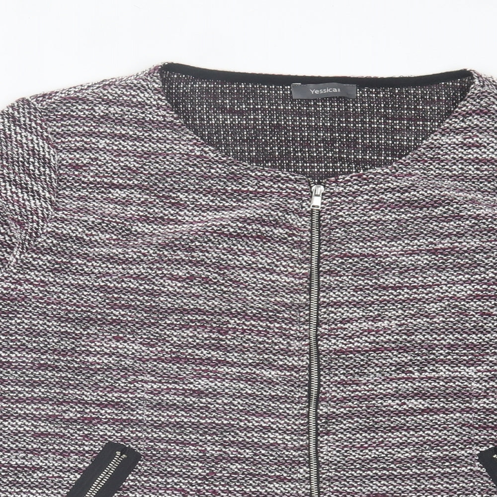 Womens UK Size L Yessica Purple Jacket