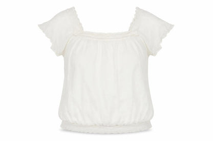 Womens UK Size 14 South White Basic T-Shirt