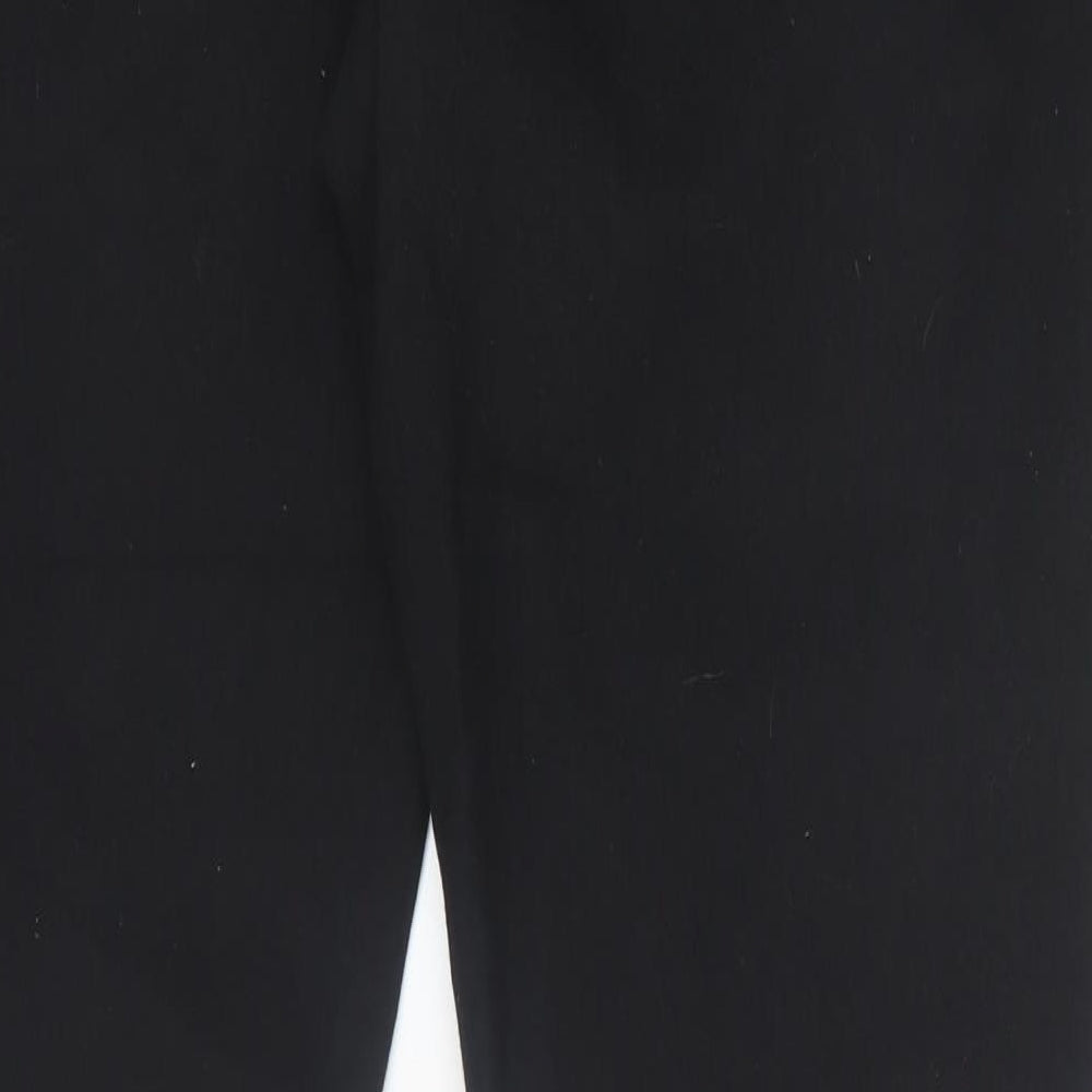 Boohoo Mens Black Cotton Straight Jeans Size 40 in L36 in Regular Button