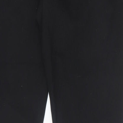 Boohoo Mens Black Cotton Straight Jeans Size 40 in L36 in Regular Button