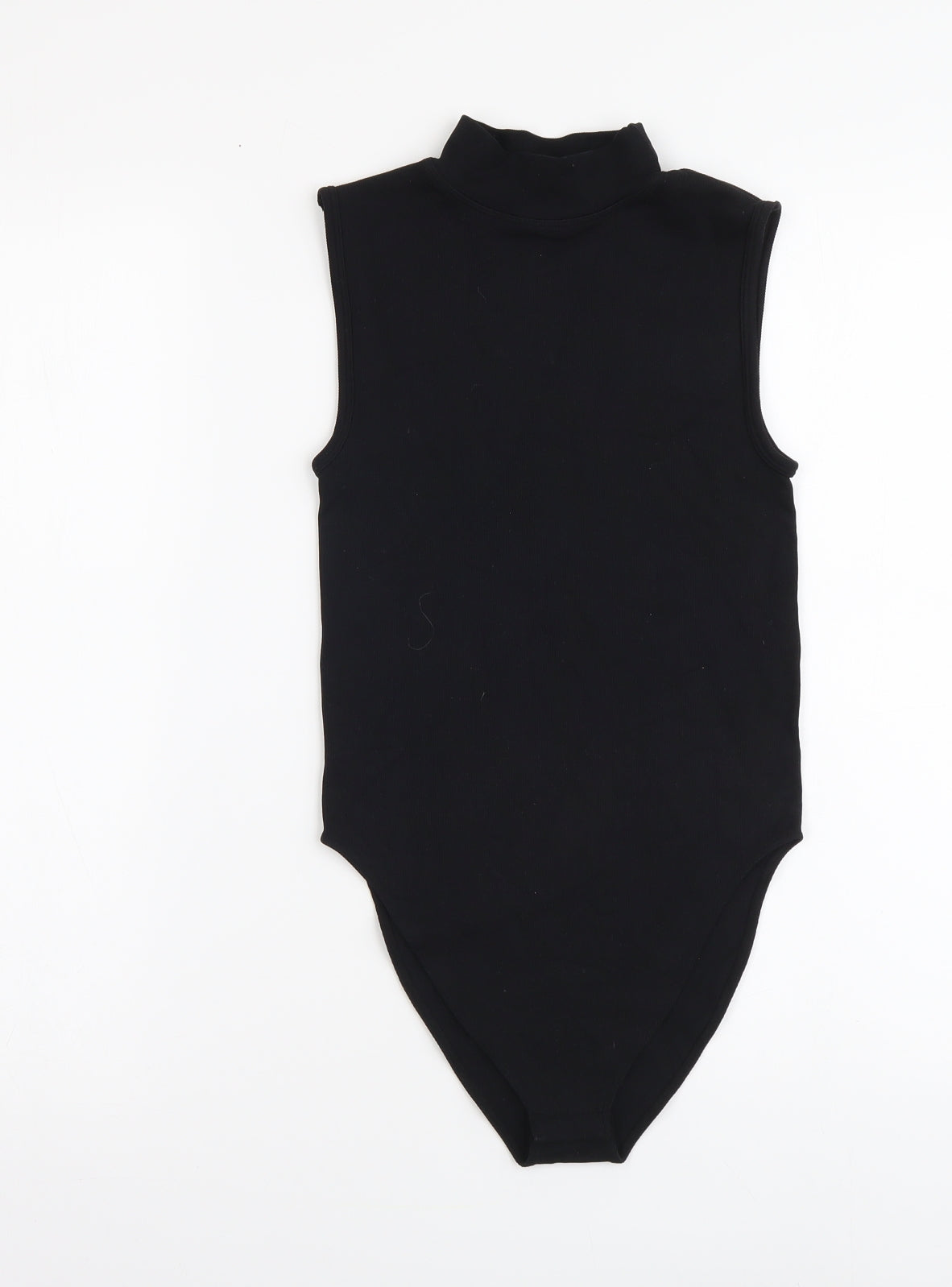 Primark Womens Black Nylon Bodysuit One-Piece Size XS Pullover