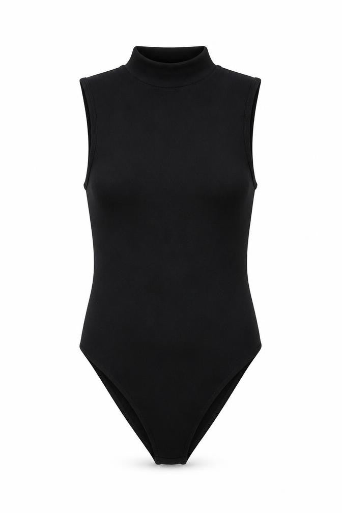 Womens UK Size XS Primark One-Piece Black Bodysuit