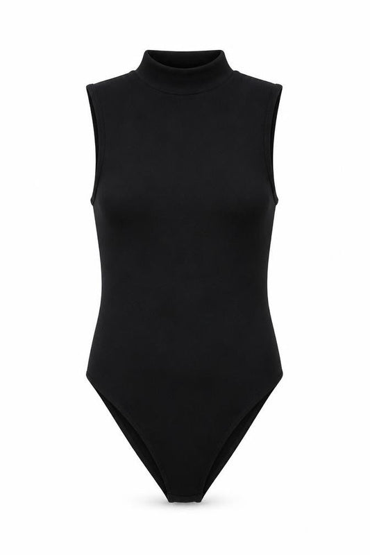 Womens UK Size XS Primark One-Piece Black Bodysuit