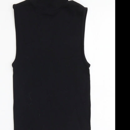 Primark Womens Black Nylon Bodysuit One-Piece Size XS Pullover