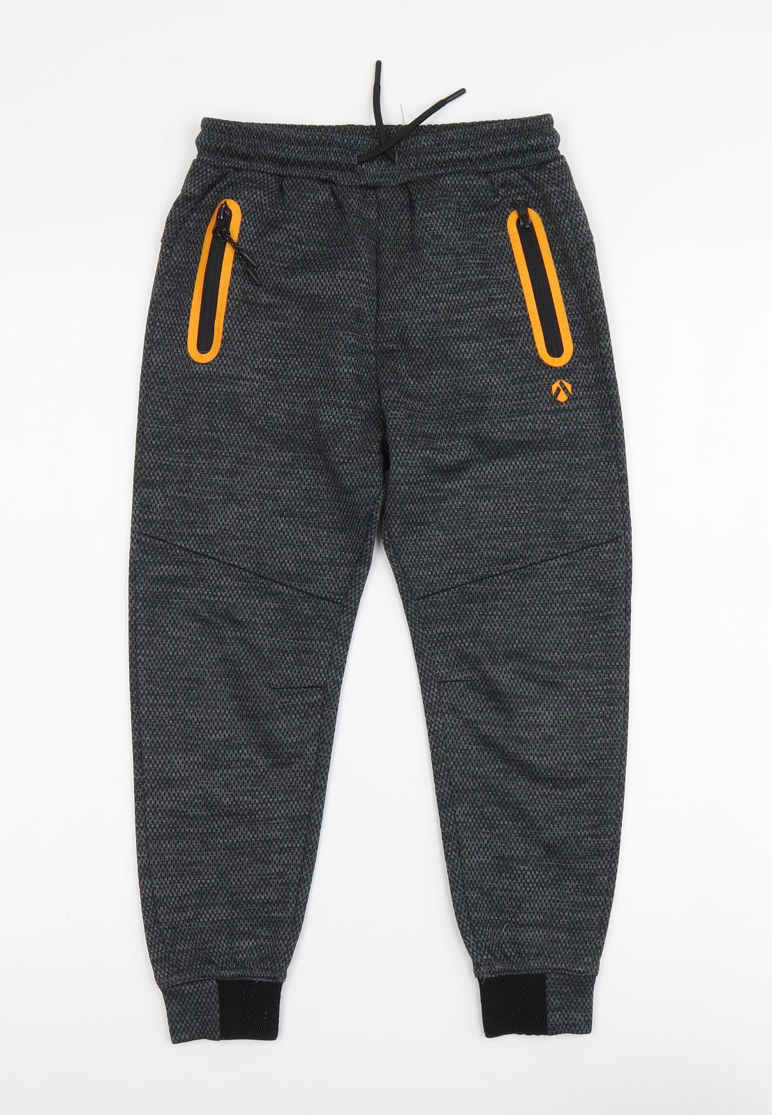 Very Boys Grey Polyester Jegging Trousers Size 9 Months Regular Button