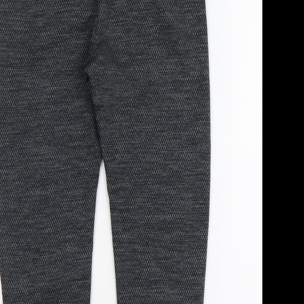 Very Boys Grey Polyester Jegging Trousers Size 9 Months Regular Button