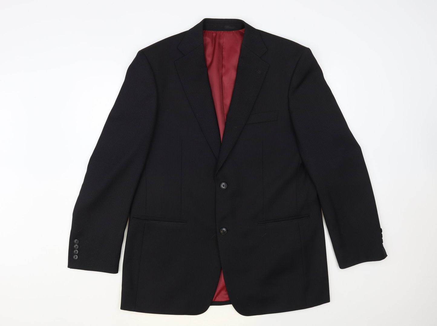 Mens UK Size 42 Daniel Grahame Regular Black Suit Jacket