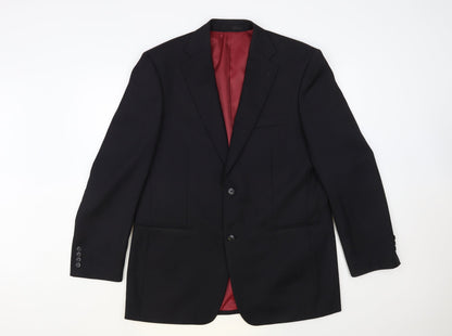 Mens UK Size 42 Daniel Grahame Regular Black Suit Jacket