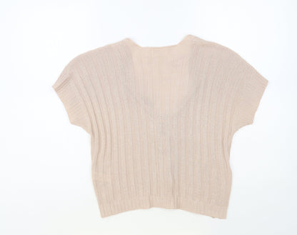 Womens UK Size M Savida Pink Cardigan Jumper