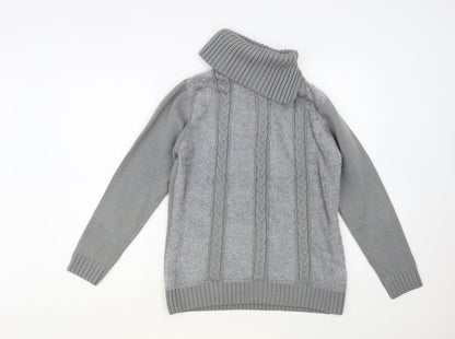Womens UK Size M Fay Louise Grey Pullover Jumper