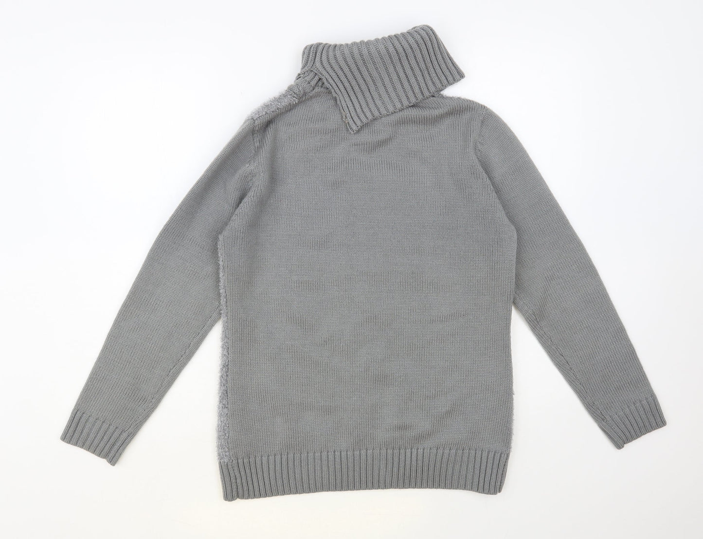Womens UK Size M Fay Louise Grey Pullover Jumper