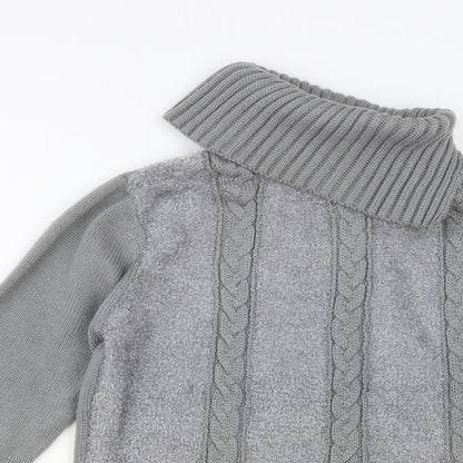Womens UK Size M Fay Louise Grey Pullover Jumper