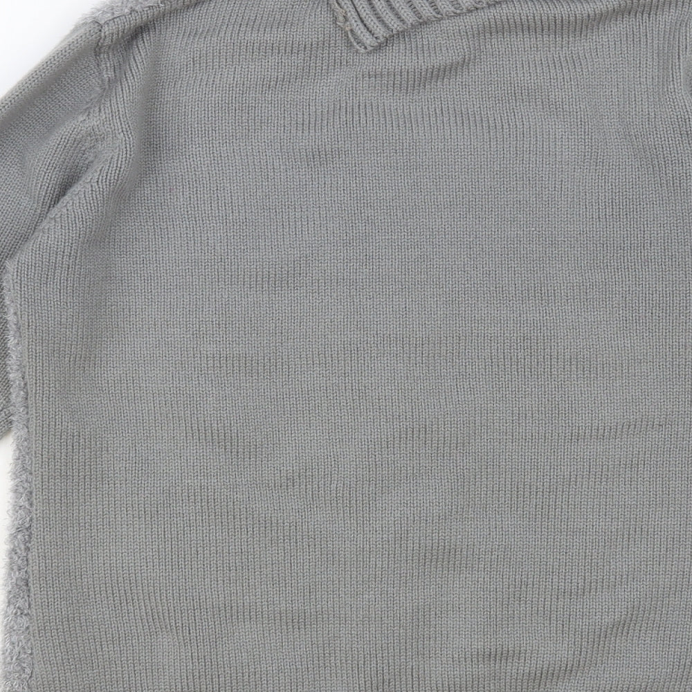Womens UK Size M Fay Louise Grey Pullover Jumper