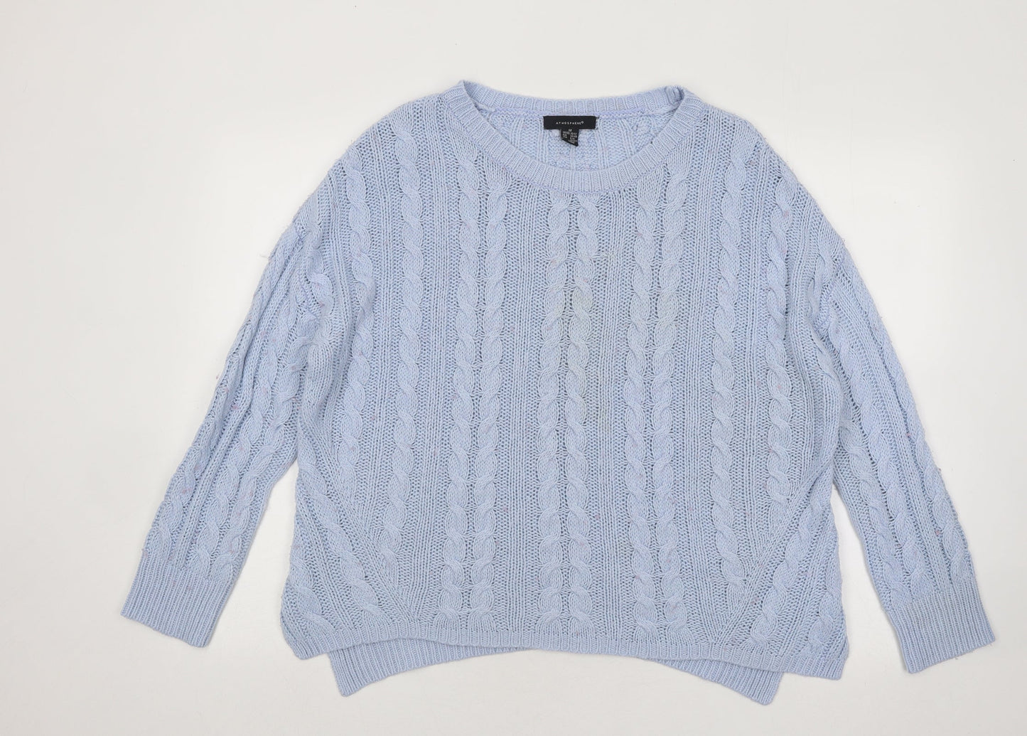 Womens UK Size 12 Atmosphere Blue Pullover Jumper