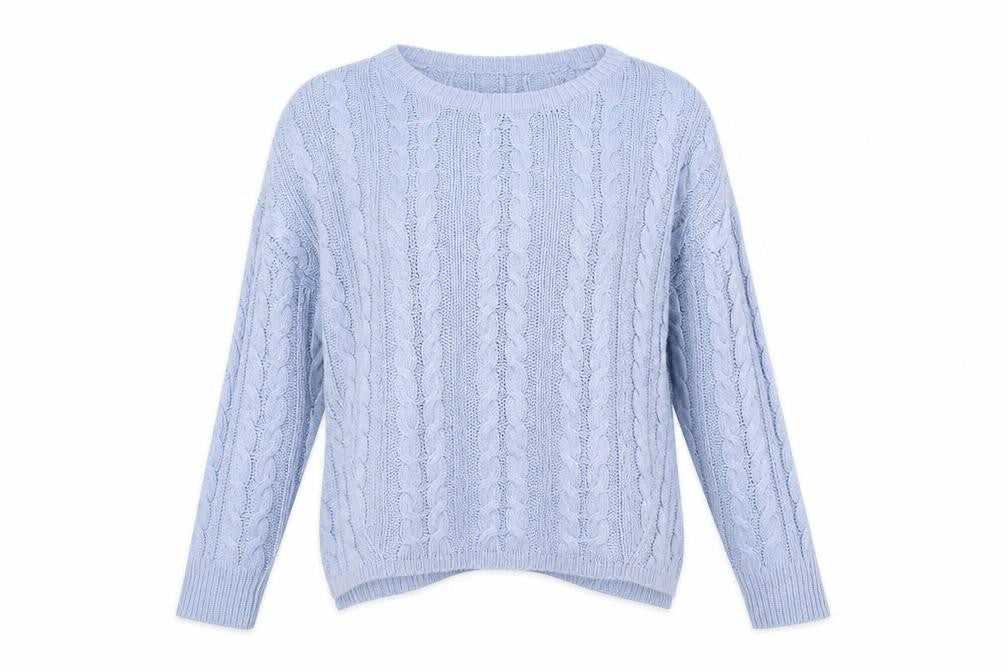 Womens UK Size 12 Atmosphere Blue Pullover Jumper