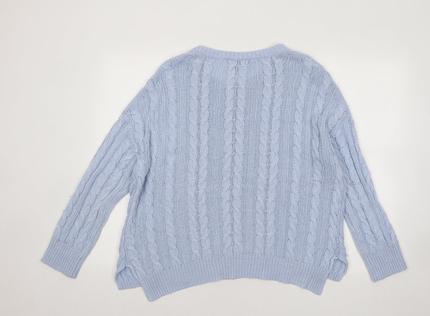 Womens UK Size 12 Atmosphere Blue Pullover Jumper