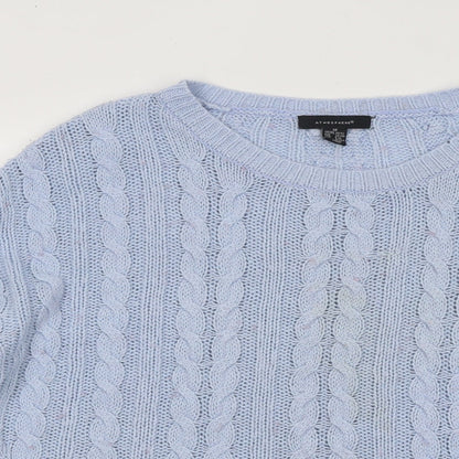 Womens UK Size 12 Atmosphere Blue Pullover Jumper