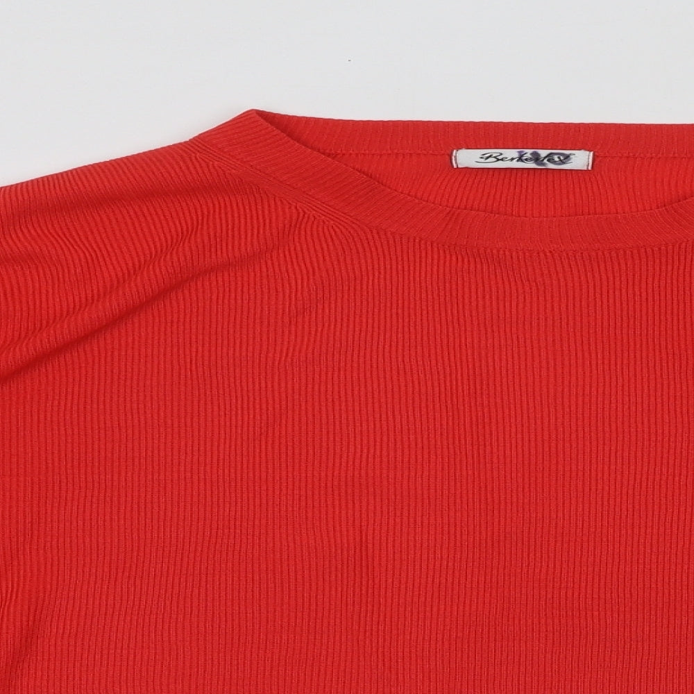 Womens UK Size 20 Berkertex Red Pullover Jumper