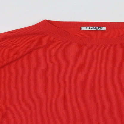 Womens UK Size 20 Berkertex Red Pullover Jumper