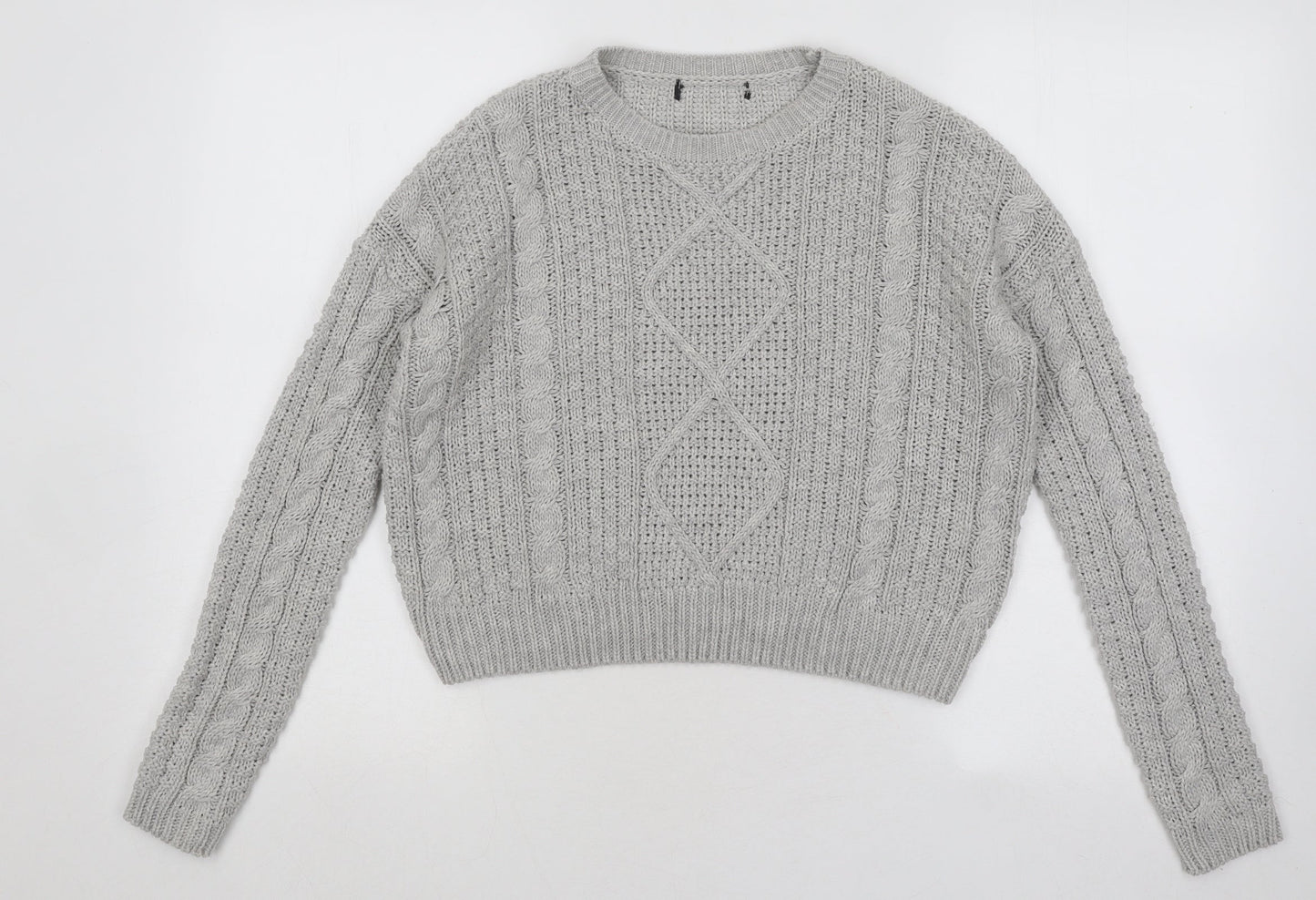Womens UK Size 6 Atmosphere Grey Pullover Jumper