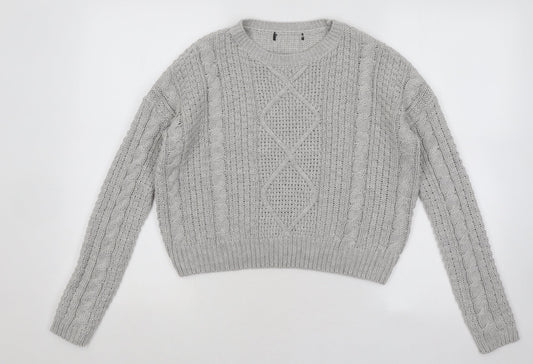 Womens UK Size 6 Atmosphere Grey Pullover Jumper