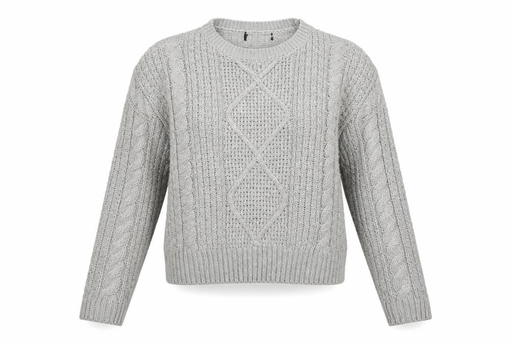 Womens UK Size 6 Atmosphere Grey Pullover Jumper