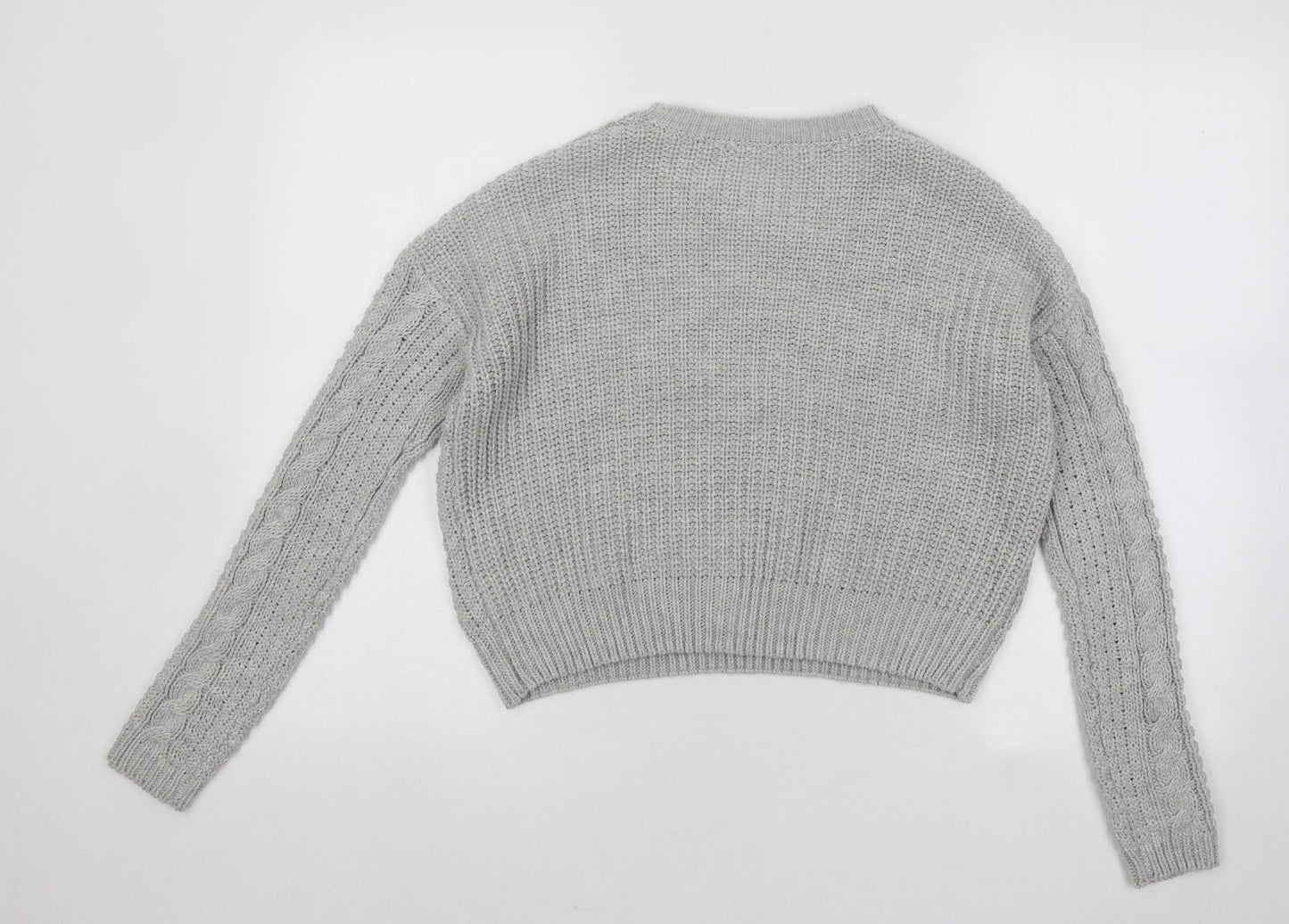 Womens UK Size 6 Atmosphere Grey Pullover Jumper