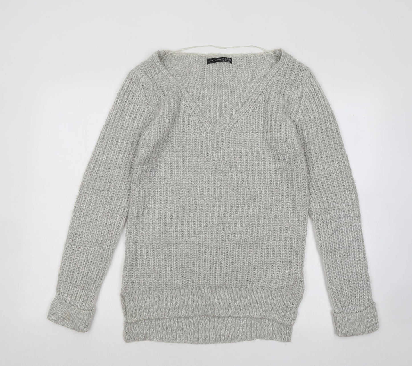 Womens UK Size 10 Atmosphere Grey Pullover Jumper