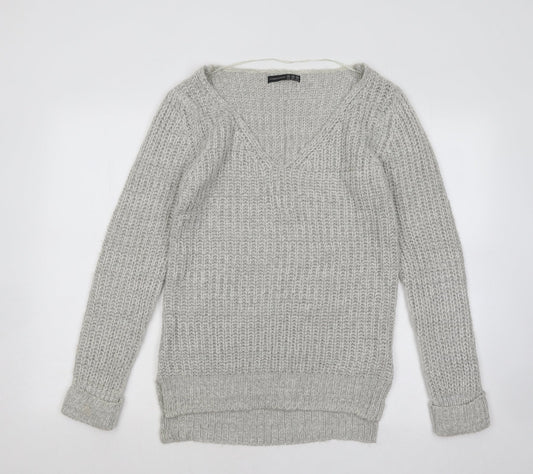Womens UK Size 10 Atmosphere Grey Pullover Jumper