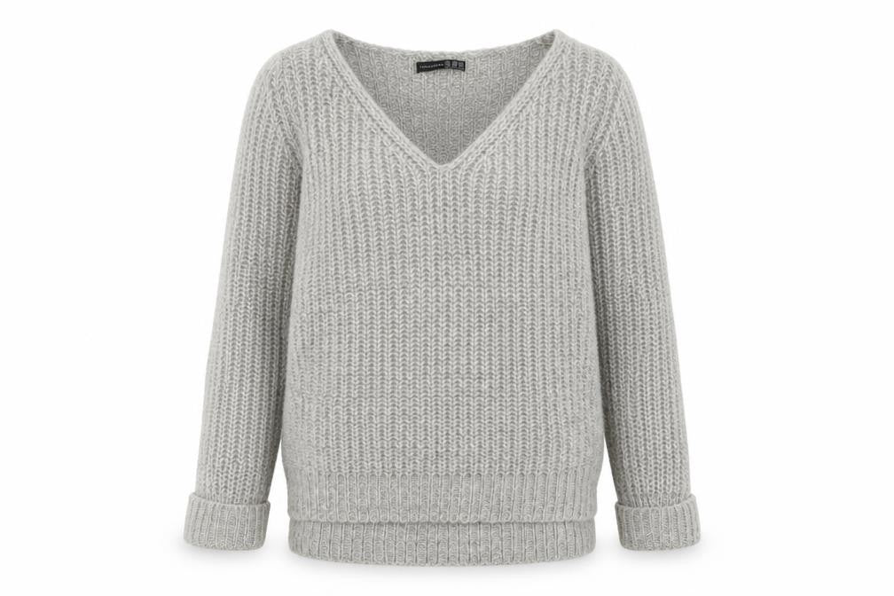 Womens UK Size 10 Atmosphere Grey Pullover Jumper