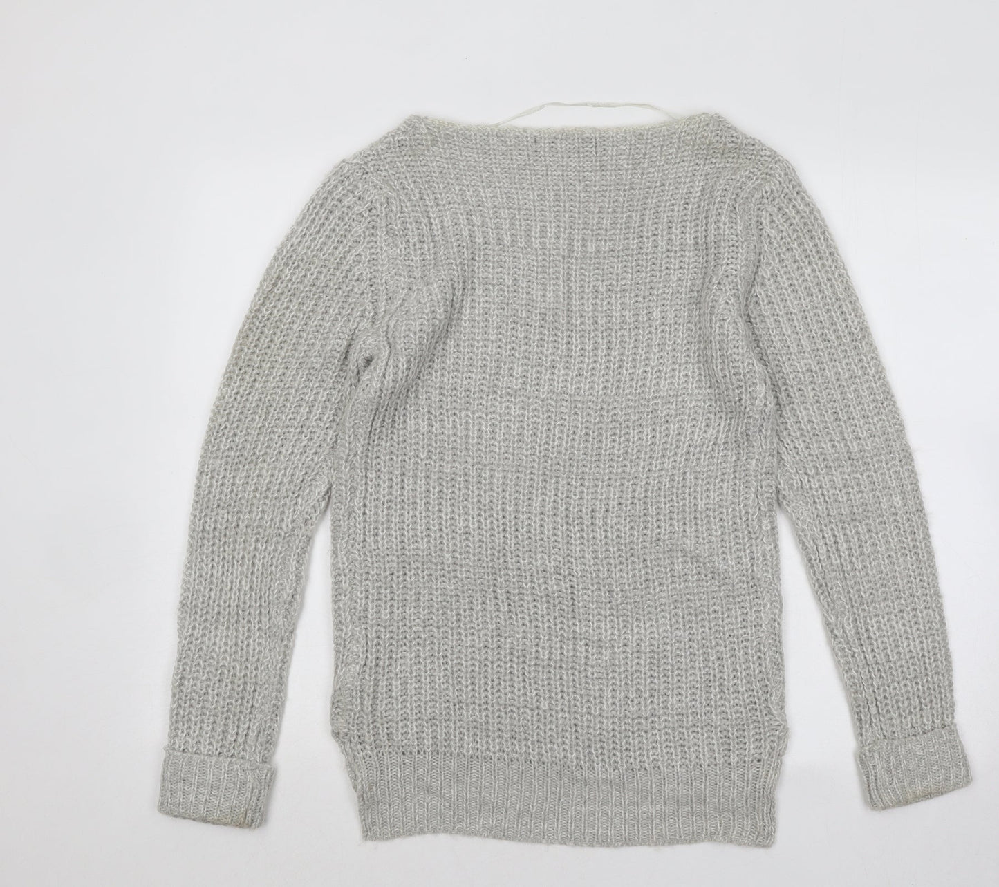 Womens UK Size 10 Atmosphere Grey Pullover Jumper