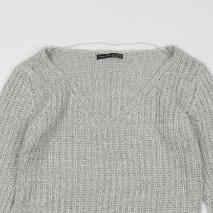 Womens UK Size 10 Atmosphere Grey Pullover Jumper