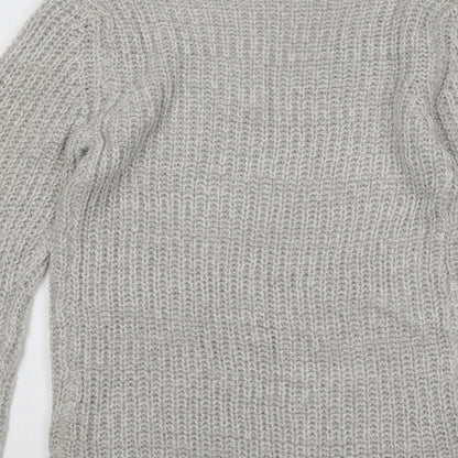 Womens UK Size 10 Atmosphere Grey Pullover Jumper