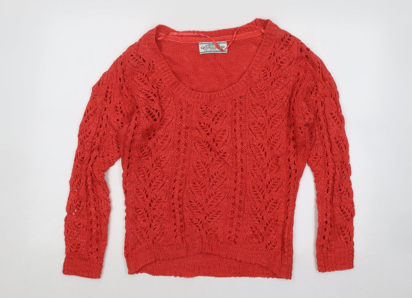 Womens UK Size 10 Atmosphere Red Pullover Jumper