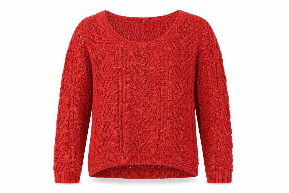 Womens UK Size 10 Atmosphere Red Pullover Jumper