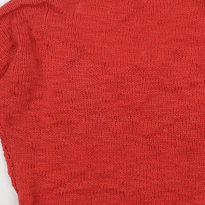 Womens UK Size 10 Atmosphere Red Pullover Jumper