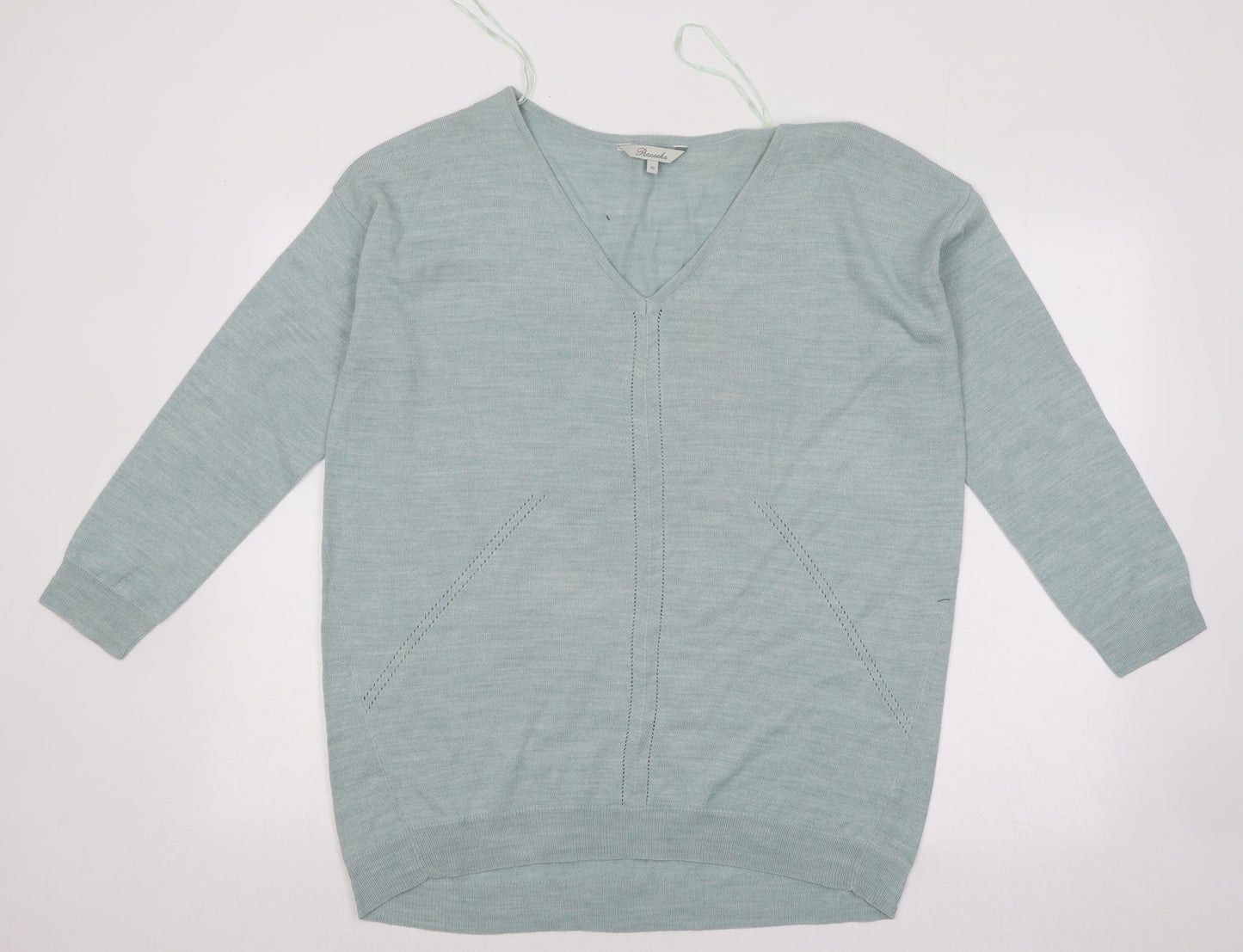 Womens UK Size 12 Peacocks Blue Pullover Jumper