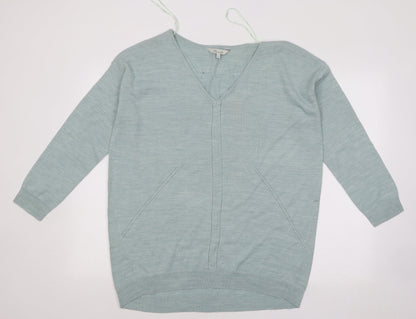 Womens UK Size 12 Peacocks Blue Pullover Jumper